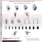 Service Caster 3 Inch 316SS Blue Poly Swivel 1-3/4 Inch Expanding Stem Caster Lock Brake, 2PK SS316TTLEX20S314-PPUB-BLUE-2-S-2-134 - alternate 5
